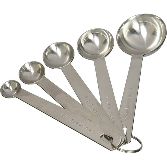 Stainless Steel Measuring Spoons, Set of 5