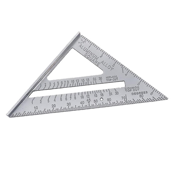Stainless Steel Measuring '' Triangle Ruler Miter Framing