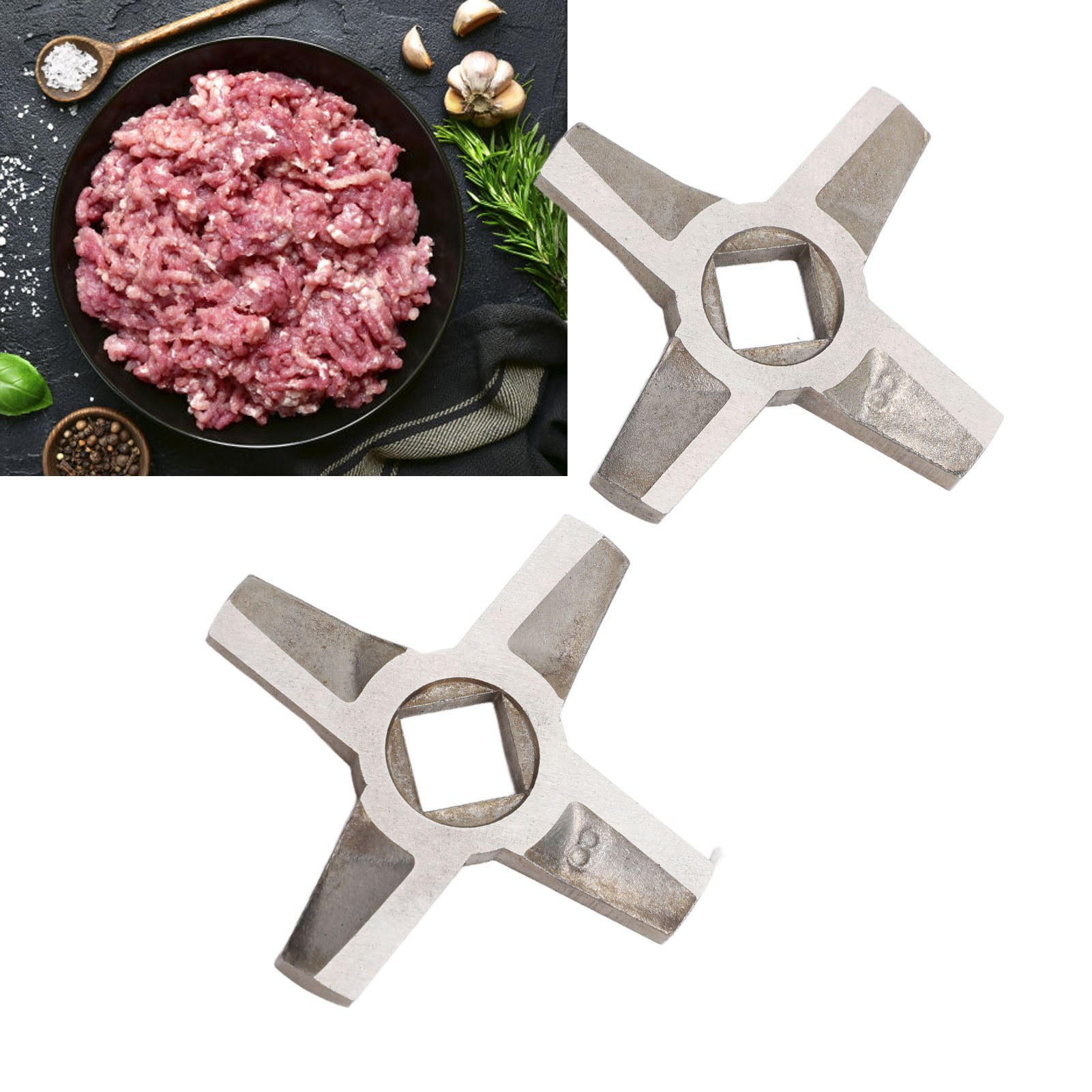 Stainless Steel Meat Grinder Blade, Replacement Meat Grinder Blade Part