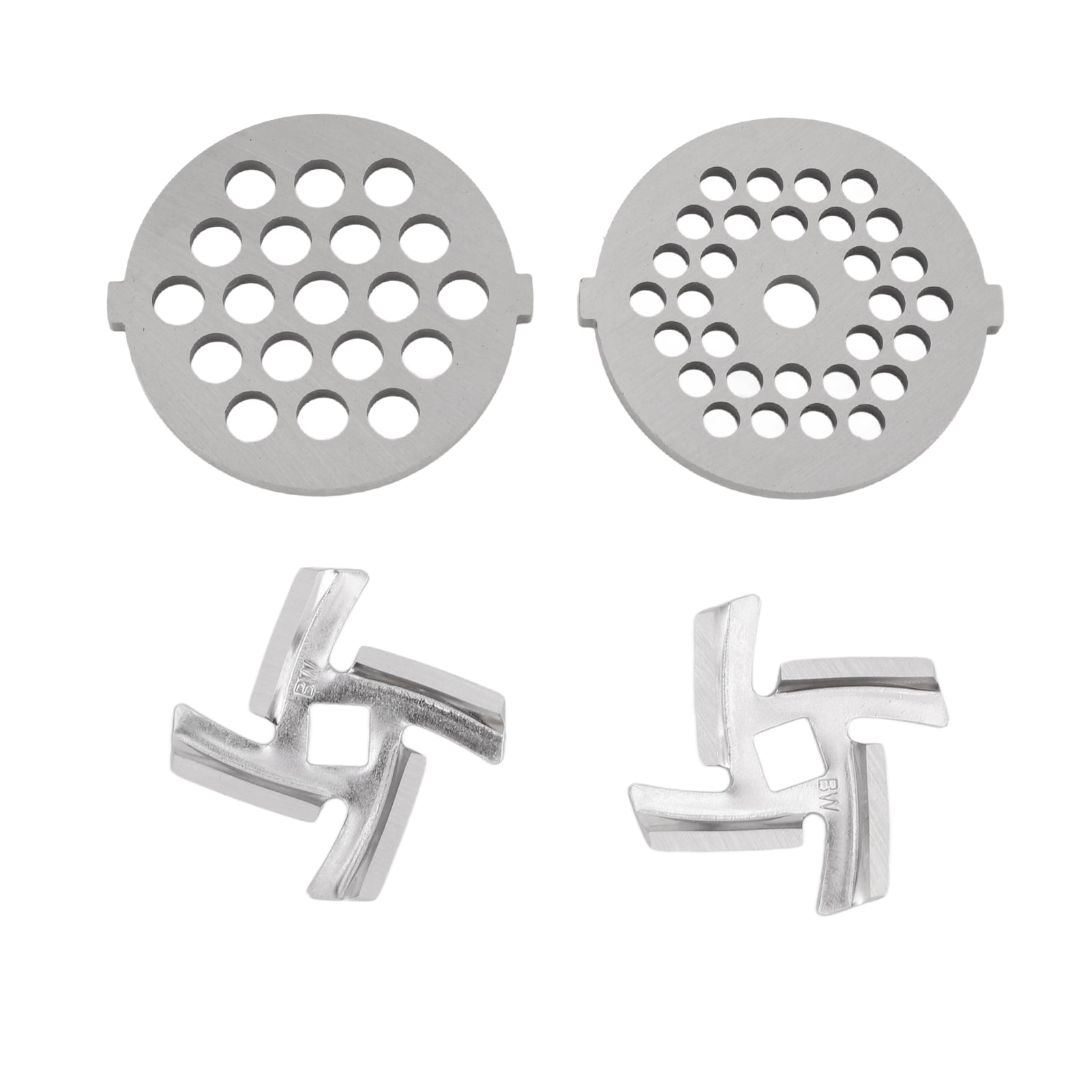 Stainless Steel Meat Grinder Plate 69mm Diameter - Fits 12-Type Commercial Grinders, 6mm 8mm 10mm 12mm 18mm Hole Options