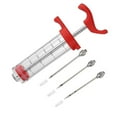 thumbnail image 1 of Stainless Steel Meat Injector for Barbecue Grilling Cooking Marinade Seasoning Flavor Injection Turkey Baking Tool Accessories Red, 1 of 8