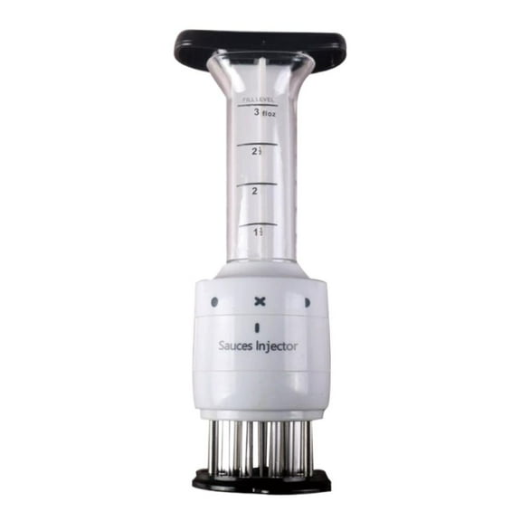 Stainless Steel Meat Tenderizer & Marinade Injector, 2-in-1 Tool for Deep Flavor Infusion, Perfect for Steak, Chicken, and Home BBQ
