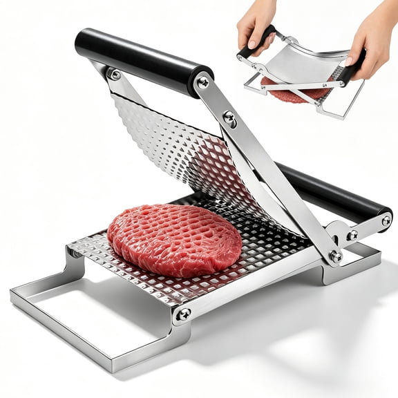 Stainless Steel Meat Tenderizer Press Schnitzel Press Machine for Schnitzel Making