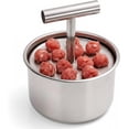 thumbnail image 1 of Stainless Steel Meatball Maker, 6 Balls Push-Type Meat Ball Maker Tool, Manual Push Press Meat Tenderiser Making Mould, 1 of 7
