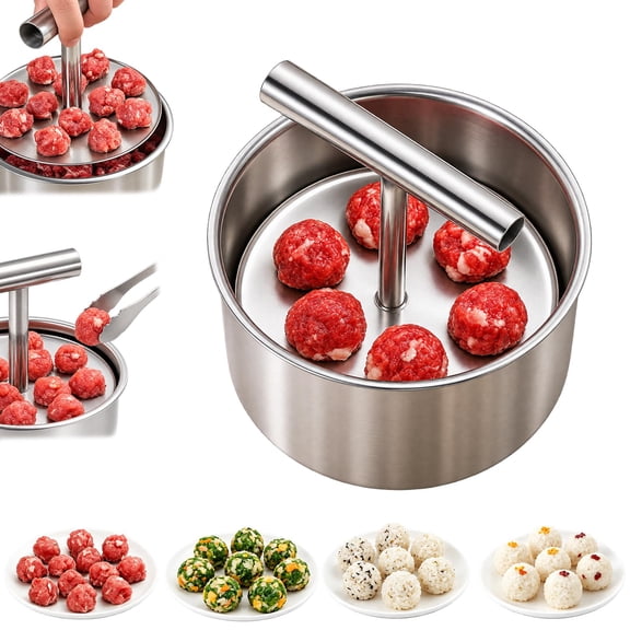 Stainless Steel Meatball Maker, Meatball Maker Tool, Manual Meatball Mold
