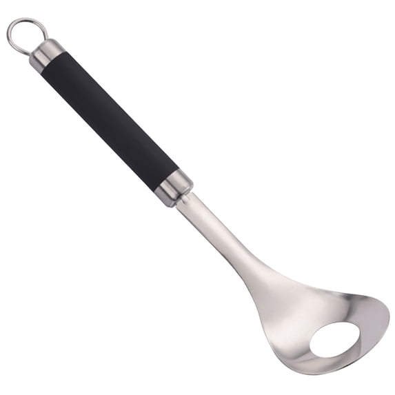 Stainless Steel Meatball Maker Spoon, 9.65X2.36" Ergonomic Handle Meat Ball Extruder, Manual Meatball Press Tool, Practical Meat Portion Scoop, Handheld Food Molder Gadget, Durable Cooking Utensil
