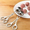 thumbnail image 1 of Stainless Steel Meatballs Fish Balls Rice Balls Clamp Making Mold Tools, 1 of 4