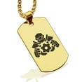 thumbnail image 1 of Stainless Steel Mechanist Fantasy Class Dog Tag Pendant Necklace, 1 of 3