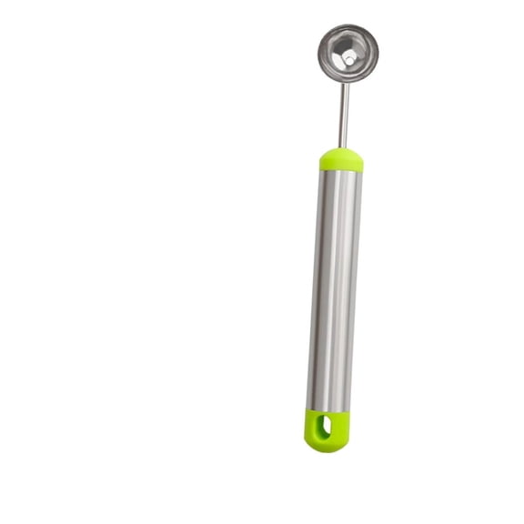 Stainless Steel Melon Baller & Fruit Scooper Comfort Grip Handle, Watermelon Scoop, Carving Tool & Ice Spoon