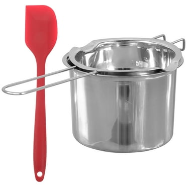 Stainless Steel Melting Pot for Chocolate, Soap, Cheese, and Fondue