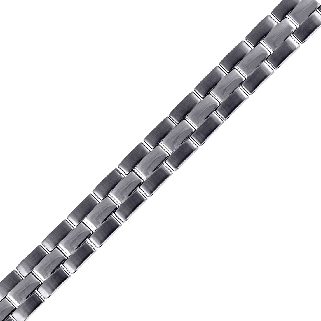 Stainless Steel Mens 8.5 Inch Bracelet 12mm Wide Link Bracelet for Men