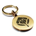 thumbnail image 1 of Stainless Steel Mercenary Fantasy Class Round Medallion Keychain Circle Ring, 1 of 2