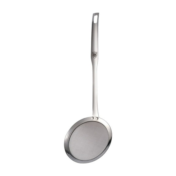 Stainless Steel Mesh Clean Made Core Extract Separator Screen with Fine 304 Stainless Steel Screen, 34 cm x 10 cm, One-Piece Leaky Spoon