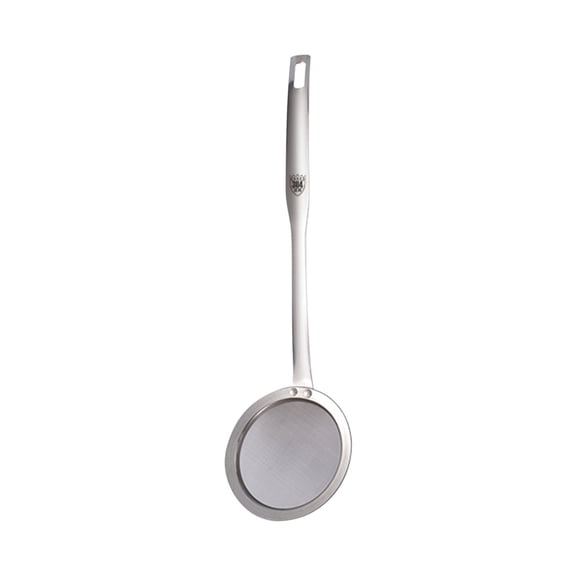 Stainless Steel Mesh Clean Made Core Extract Separator Screen with Fine 304 Stainless Steel Screen, 34 cm x 10 cm, One-Piece Leaky Spoon