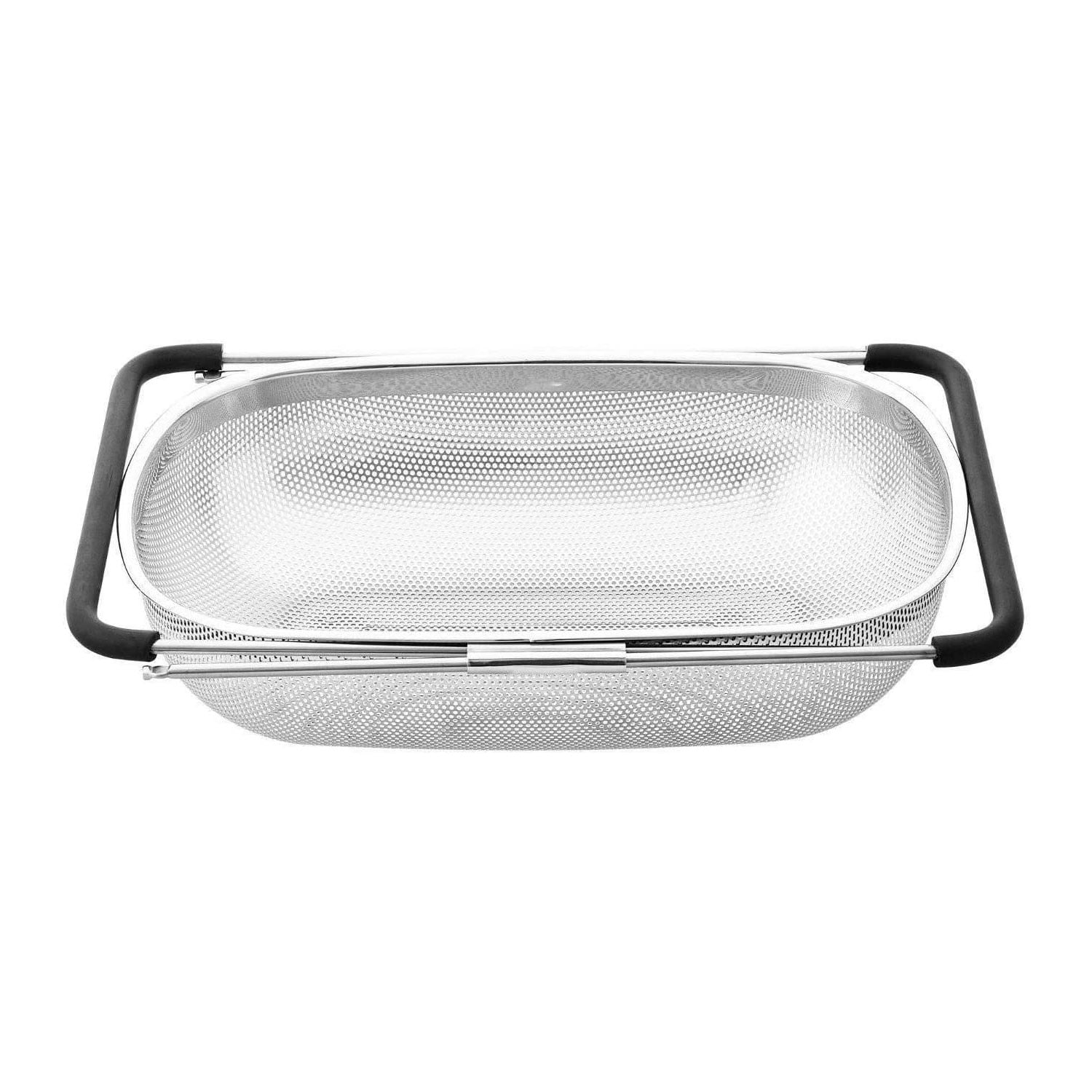 Stainless Steel Mesh Kitchen Strainer Colander Expandable Adjustable