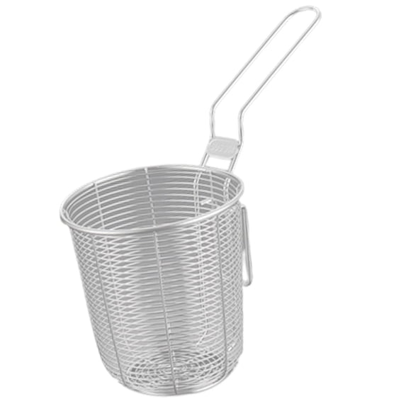 Stainless Steel Mesh Kitchen Strainer and Colander with Handle for Cooking Draining and Frying