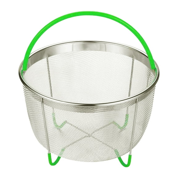 Stainless Steel Mesh Steamer Insert with Handle Multipurpose Strainer for Accessories