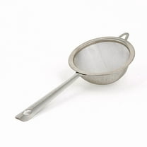 Stainless Steel Mesh Strainer, 5.51-Inch, Mesh Strainer with Handle, Stainless Steel Fine Mesh Sieve for Smooth Sauces and Broths, Silver