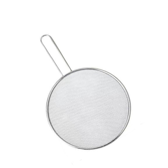 Stainless Steel Meshes Oil Splatters Guard With Nonslip Handle For Frying Kitchen Tool