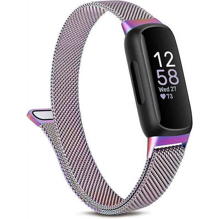 Stainless Steel Metal Band for Fitbit Inspire 3 Replacement Women Men