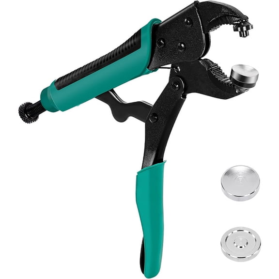 Stainless Steel Metal Button Pliers Easy to Use Handheld Heavy Duty Fastener Pliers Tool for Crafting Project and Repair