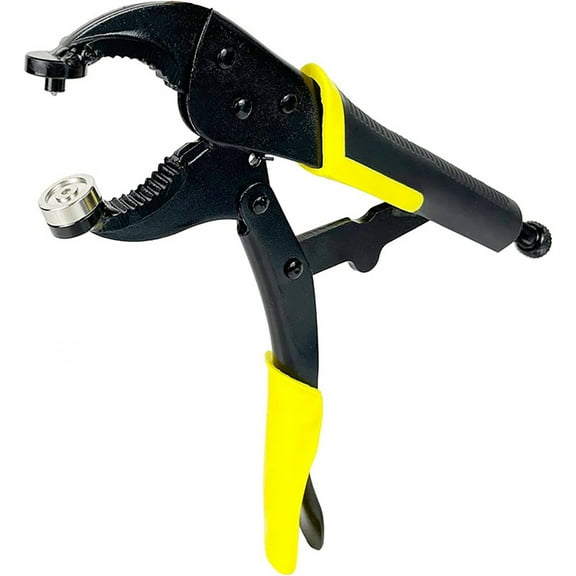 Stainless Steel Metal Button Pliers Easy to Use Handheld Heavy Duty Fastener Pliers Tool for Crafting Project and Repair