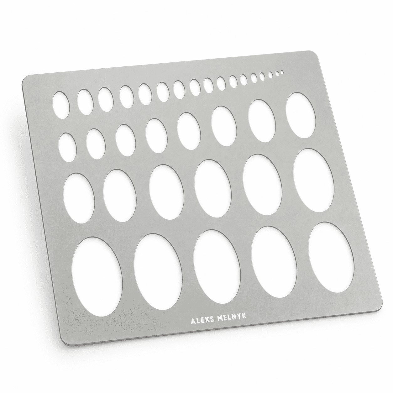 Stainless Steel Metal Ellipse Template Stencil Drawing Ruler for Art ...