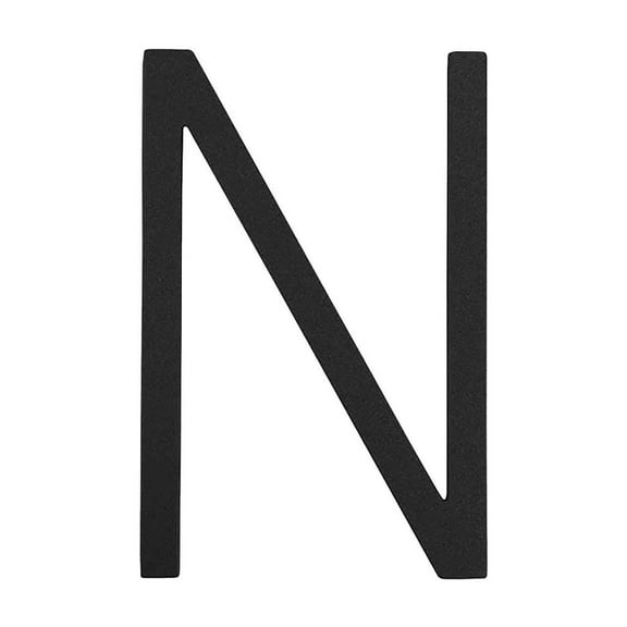 Stainless Steel Metal Floating Door Numbers, 76mm Black Metal Letters, Stainless Steel House Address Letters and Numbers, Modern House Number and Letter for Home Hotel Office