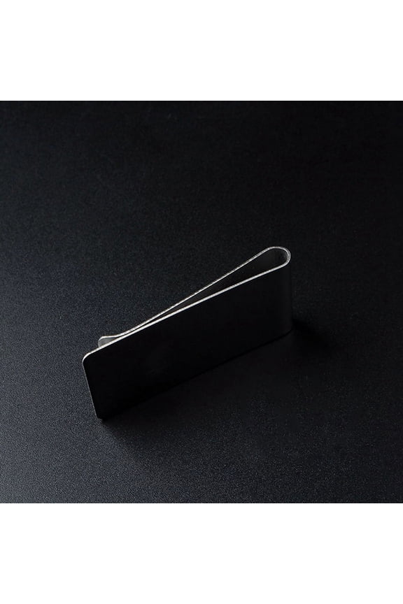 Stainless Steel Metal Money Clip Fashion Simple Dollar Cash Clamp Holder Wallet