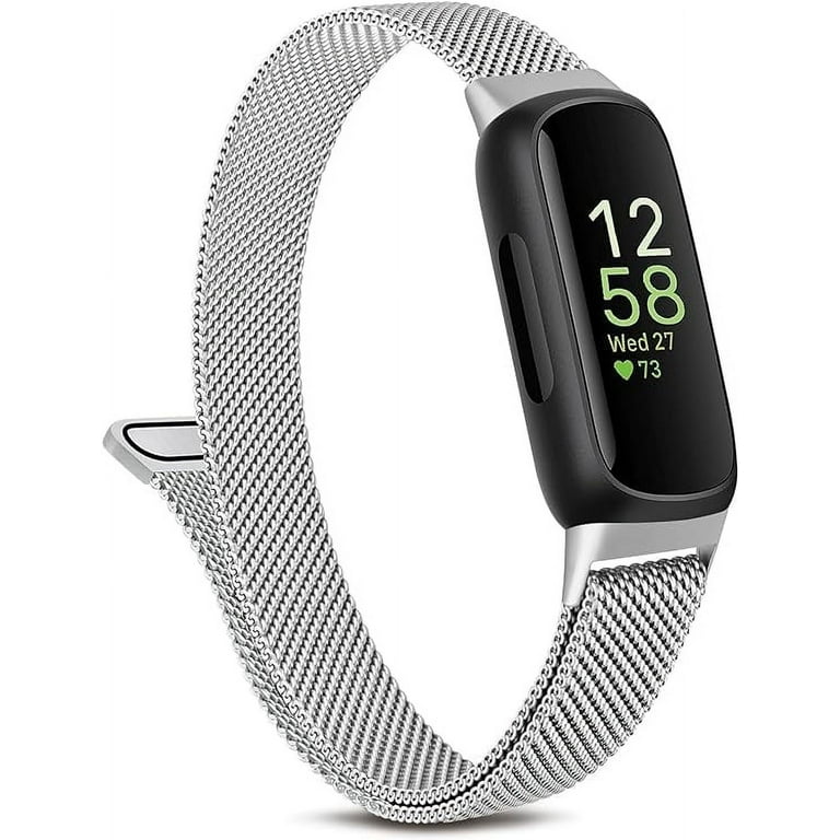 Stainless Steel Metal Replacement Band for Fitbit Inspire 3 Women Men