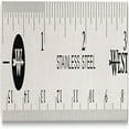 thumbnail image 1 of Stainless Steel Metal Ruler with Non-Slip Cork Base, 6 in, 1 of 4