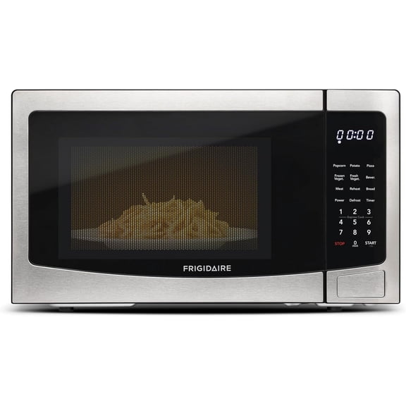 Stainless Steel Microwave Oven, Multi Function, Programmable, 1.1 Cu Ft 1000-Watt