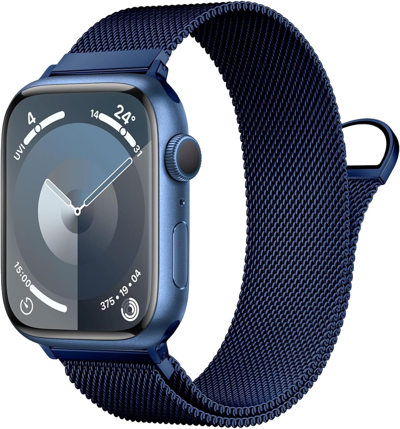 Stainless Steel Milanese Loop Compatible Apple Watch Band 42mm 44mm 45mm 49mm 38mm 40mm 41mm men women Mesh Magnetic Clasp Replacement iWatch Bands U Walmart