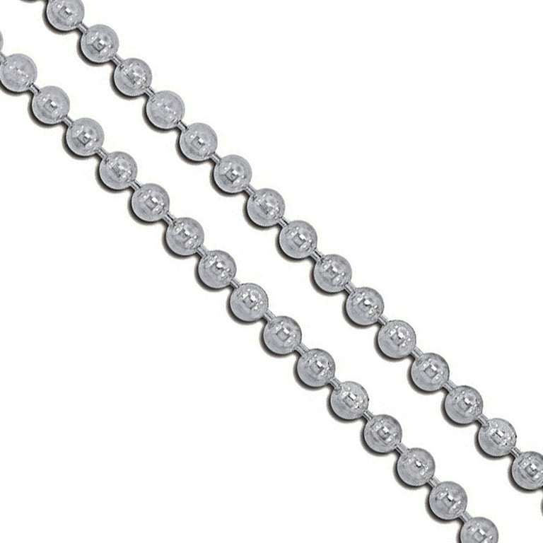 Medical ID Chain  Stainless Steel Ball Chain Necklace