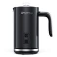 thumbnail image 1 of Stainless Steel Milk Frother & Steamer, 8.12oz/240ml Electric Hot and Cold Foam Maker for Latte, Cappuccinos, Macchiato - Automatic Stainless Steel Milk Steamer, 120V (Black), 1 of 8