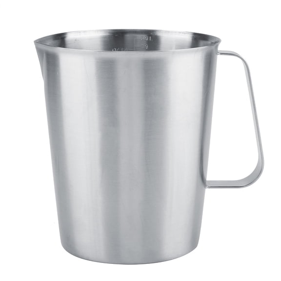 Stainless Steel Milk Frothing Cup, Unbreakable Frothing Pitcher, 2000ml Large Silver For Milk Coffee Shop Coffee Home