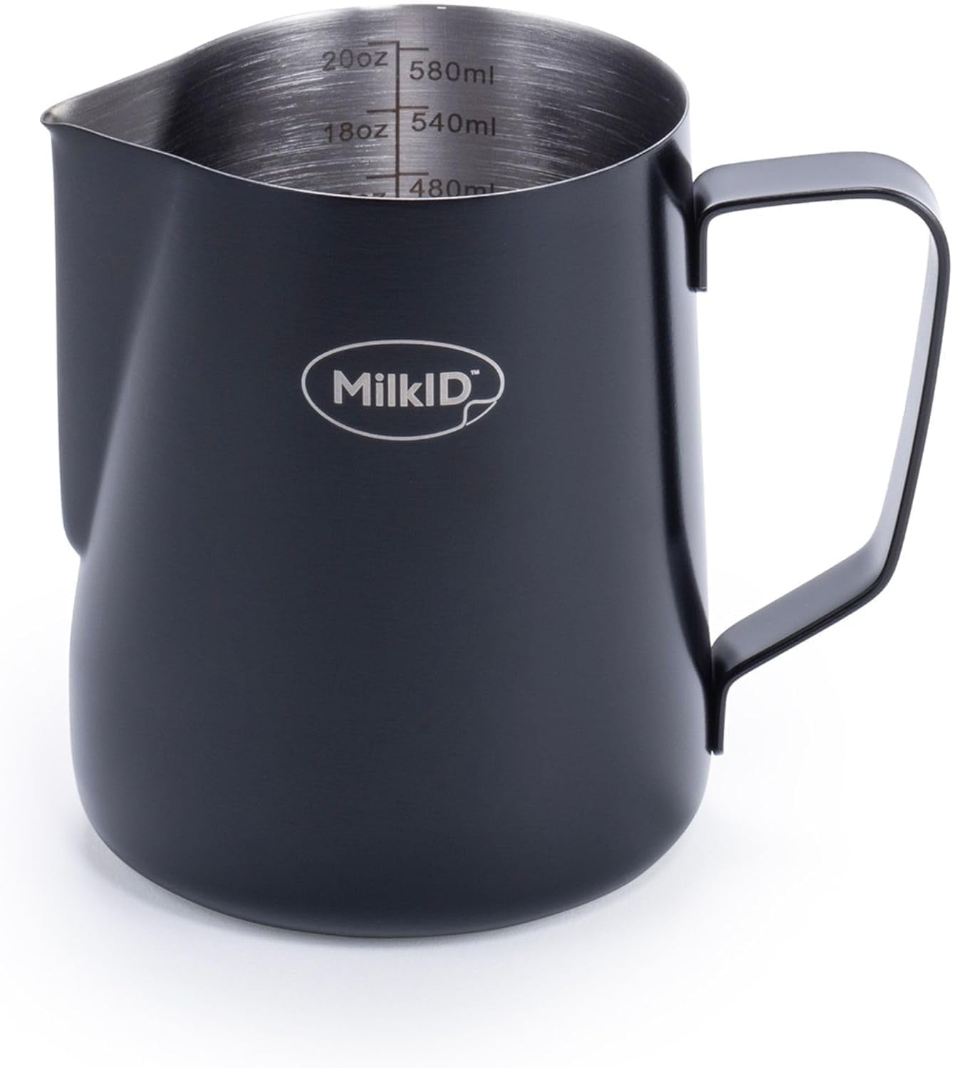 Stainless Steel Milk Frothing Pitcher, Compatible with MilkID Labeling ...