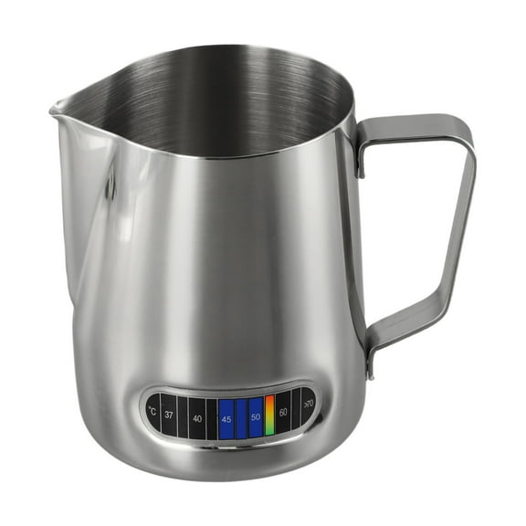 Stainless Steel Milk Frothing Thermometer Espresso Coffee Pitcher Jug Powder Pot For Coffee Shops Western Restaurants Bars