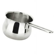 Stainless Steel Milk Pot Butter Warmer Pan Small Saucepan with Pour Spouts