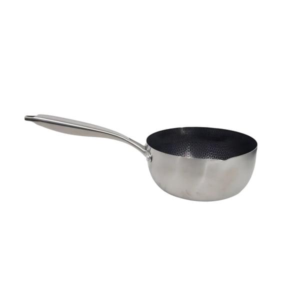 STARCRAFTS 1514 Saucepan 20cm with Honeycomb Design, Exterior Stainless Steel