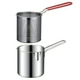 thumbnail image 1 of Stainless Steel Mini Deep Fryer Compact Oil Saving Design Efficient Cooking for Home Kitchen Use, 1 of 6