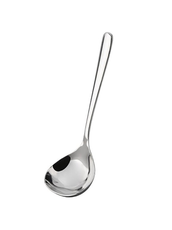 Stainless Steel Mini Ladle 1/2/4pcs Sauce Gravy Spoon with Smooth Surface Polished Deep Serving Soup Spoon 7.9/6.7inch