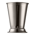 thumbnail image 1 of Stainless Steel Mint Julep Cup, 12oz Plated Glass with Beaded Rim, Classic Bar Cup for Bourbon, , Mint Juleps, Home & Bar Use, 1 of 3