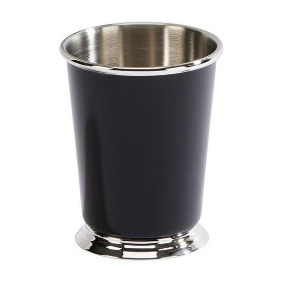 Black Stainless Steel Mint Julep Cup 4", 11 Oz Cap