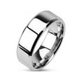 thumbnail image 1 of Stainless Steel Mirror Polished Flat Band With Beveled Edge 4-8mm Width Width 6mm Size 09, 1 of 2