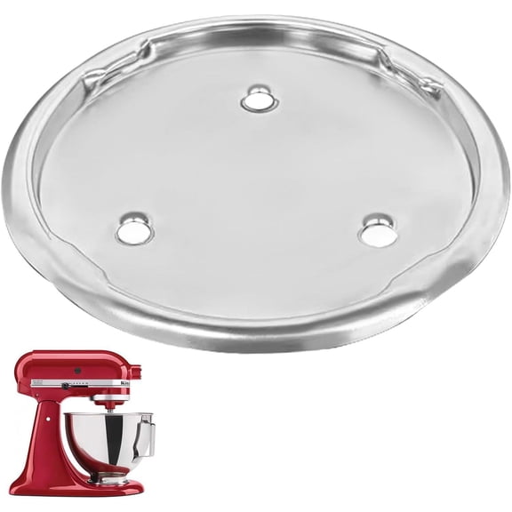 Stainless Steel Mixer Bowl Screw Cap Base Replacement for KitchenAid Whirlpool Kenmore 5QT Stand Mixer, Part Number W10191926 / WPW10191926 / AP6016640