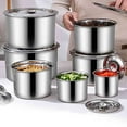 thumbnail image 1 of Stainless Steel Mixing Bowl Basin with Pour Rim and Flat Base, Food-Grade Kitchen Prep Bowl for Cooking, Baking, Marinating, Serving and Food Storage, 1 of 4