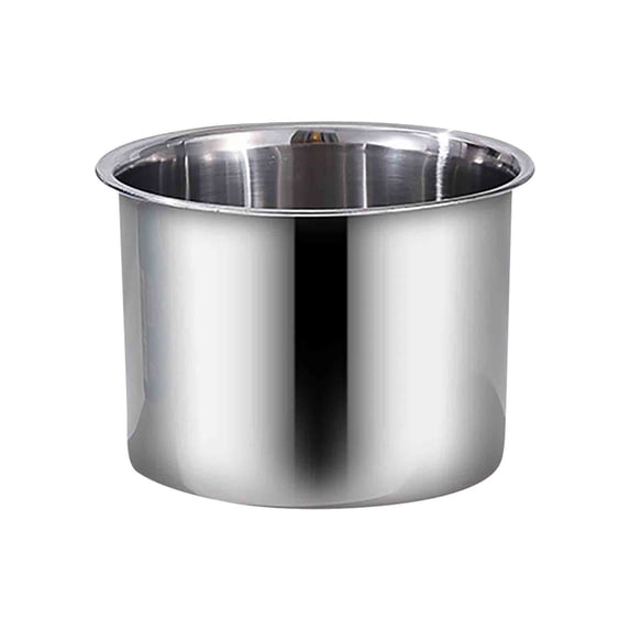 Stainless Steel Mixing Bowl- Food Grade Kitchen Basin for Cooking, Baking, and Food Prep - Heavy Duty Metal Bowl with Flat Rim for Pouring - Multipurpose Oil Lard Seasoning Basin for Home,1PC