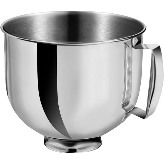 Stainless Steel Mixer Bowl 5QT/1.4LB For KitchenAid Artisian&Classic Stand Mixeres, Replacement Bowl For KitchenAid Mixers