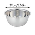 thumbnail image 1 of Stainless Steel Mixing Bowl - Large Capacity Heavy Duty Kitchen Prep Bowls, Flat Base Design, Dishwasher Safe, For Baking, Dough, Salad, Cooking & Food Prep - 1 Pack(1.5l), 1 of 2